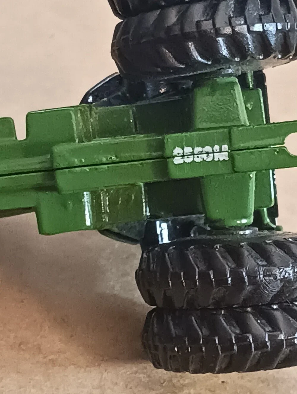 JOHN DEERE Diecast By Ertl Tractor, Vintage Detailed